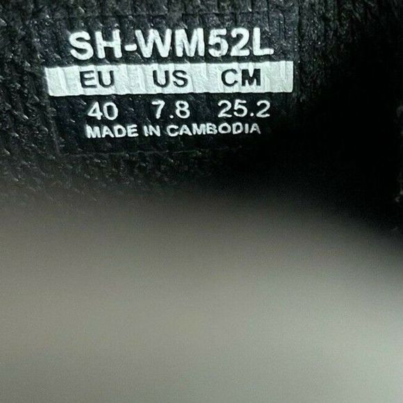 Shimano Cycling Spin Shoes Womens Sz 7.8 Off Set SH-WM52L Black EU 40 - Picture 6 of 6